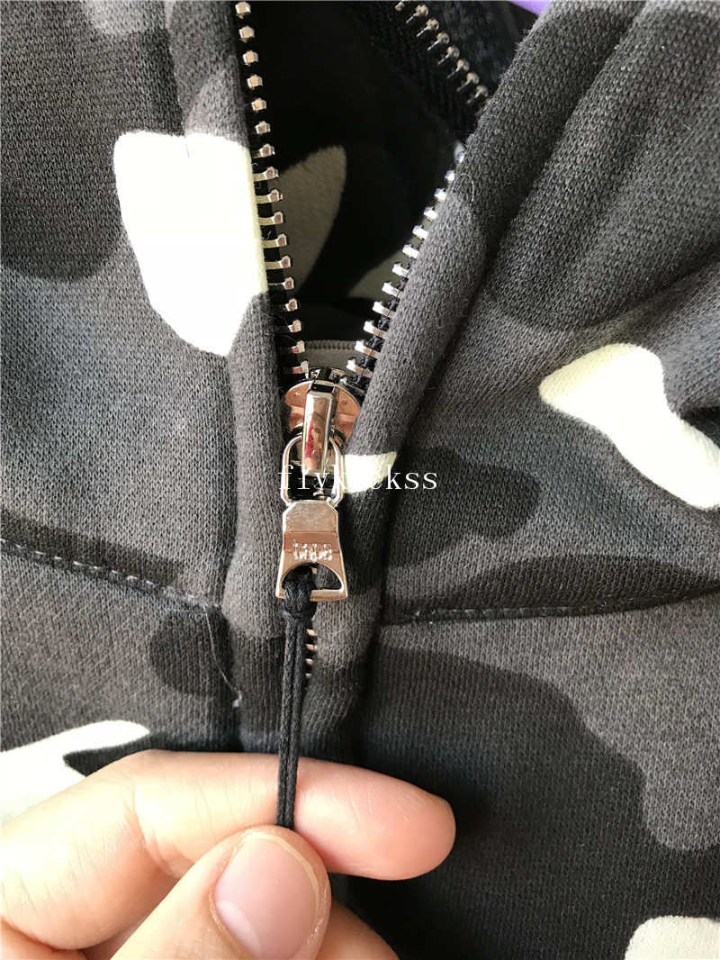 A Bathing Ape Bape Shark Hoodie Grey